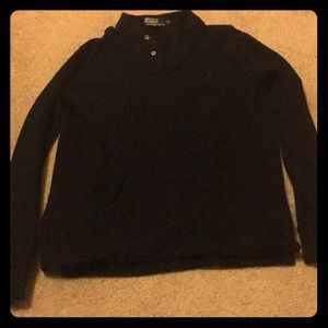 A long sleeve Black Ralph Lauren Polo